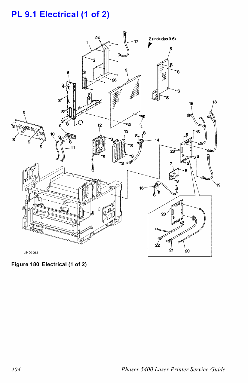 Xerox Phaser 5400 Parts List Manual-2